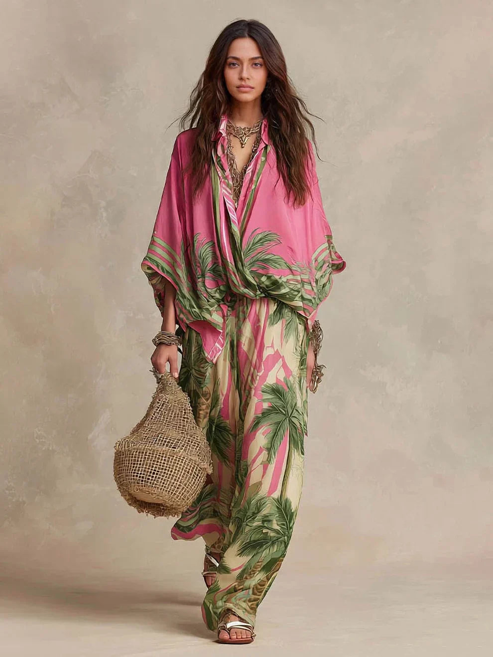 Patrizia | Conjunto de Dos Piezas Estilo Kimono