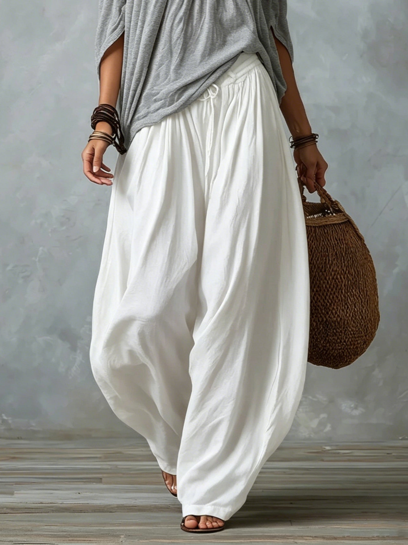 Veronica | Conjunto Completo con Top de Espaldas Descubiertas y Pantalones Linterna